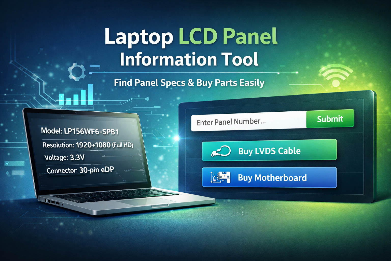 Laptop Panel Data Information Tool